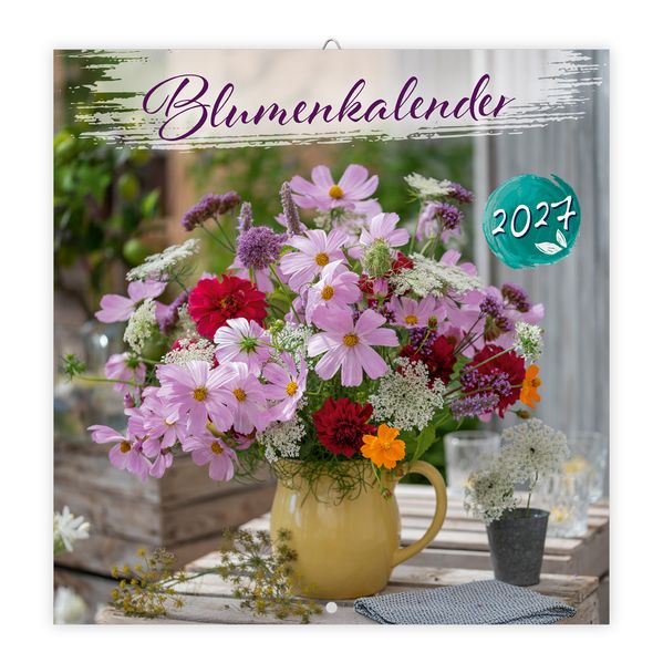 TRÖTSCH - Broschürenkalender Blumenkalender 2027