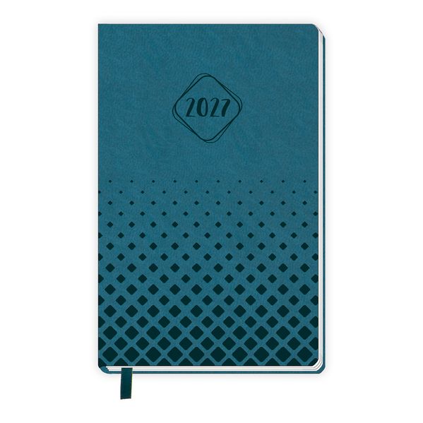 TRÖTSCH - Taschenkalender A6 Soft Touch Petrol 2027