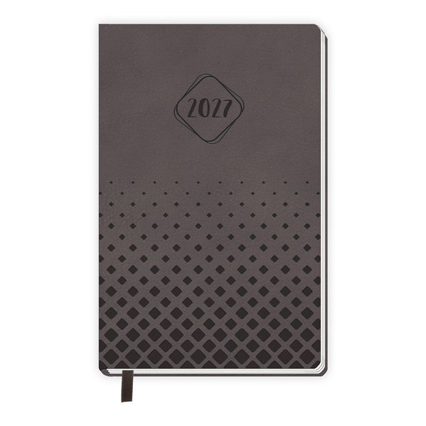 TRÖTSCH - Taschenkalender A6 Soft Touch Anthrazit 2027