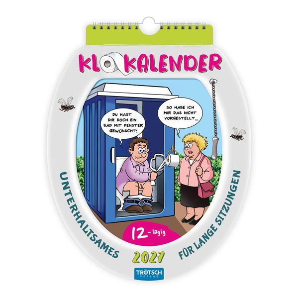 TRÖTSCH - Formkalender Klokalender 2027 unterhaltsames für lange Sitzungen