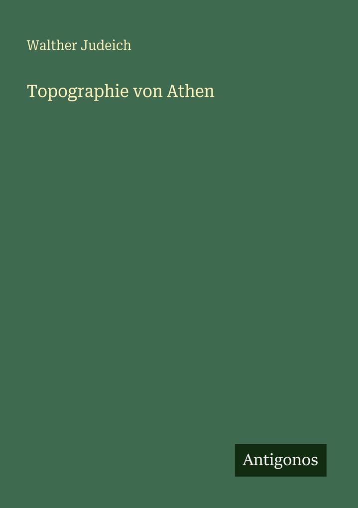 Topographie von Athen