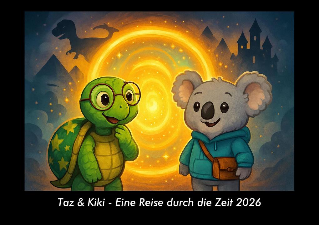 Taz & Kiki - Eine Reise durch die Zeit 2026 Fotokalender DIN A3
