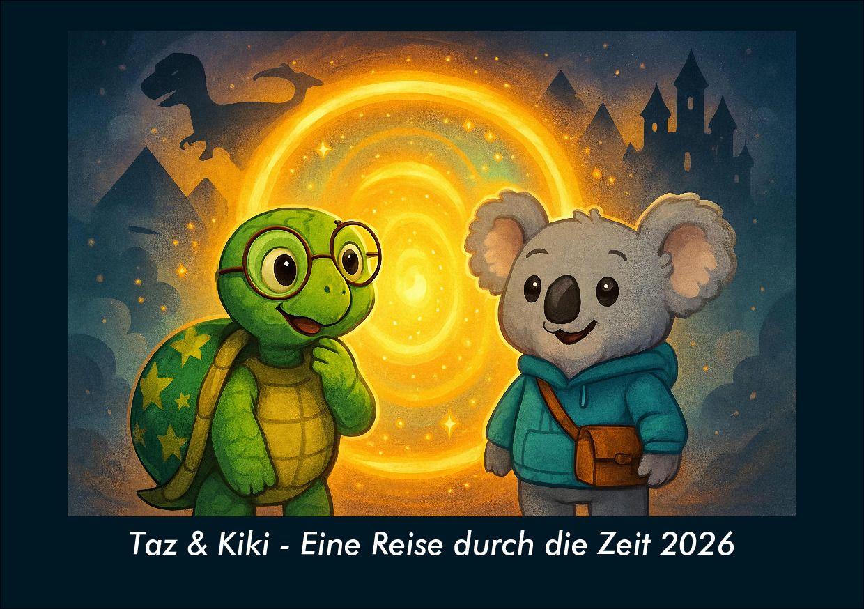 Taz & Kiki - Eine Reise durch die Zeit 2026 Fotokalender DIN A5