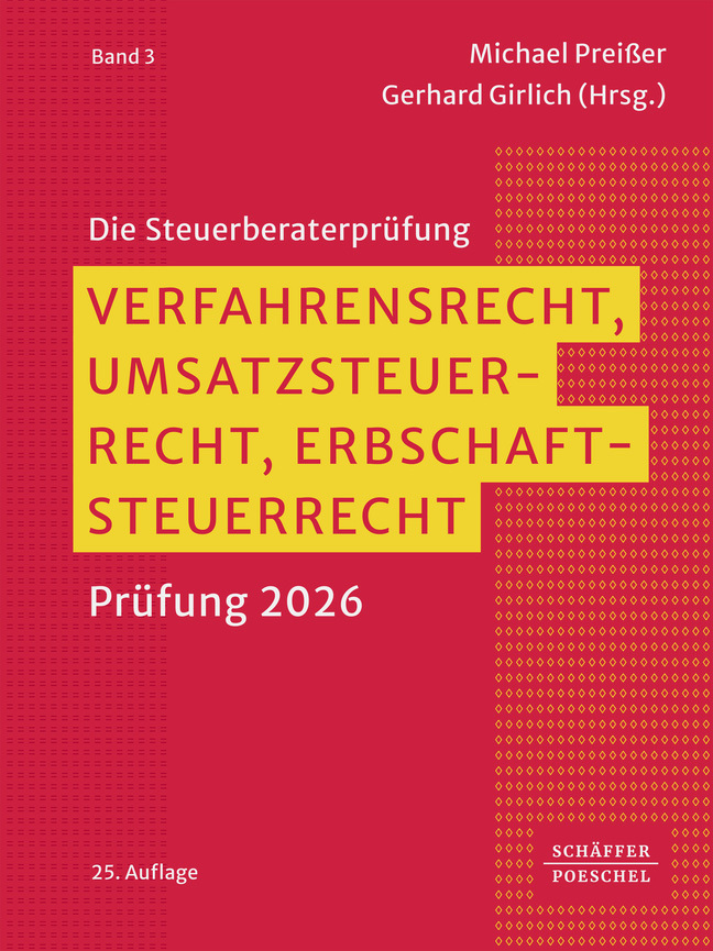 Verfahrensrecht Umsatzsteuerrecht Erbschaftsteuerrecht