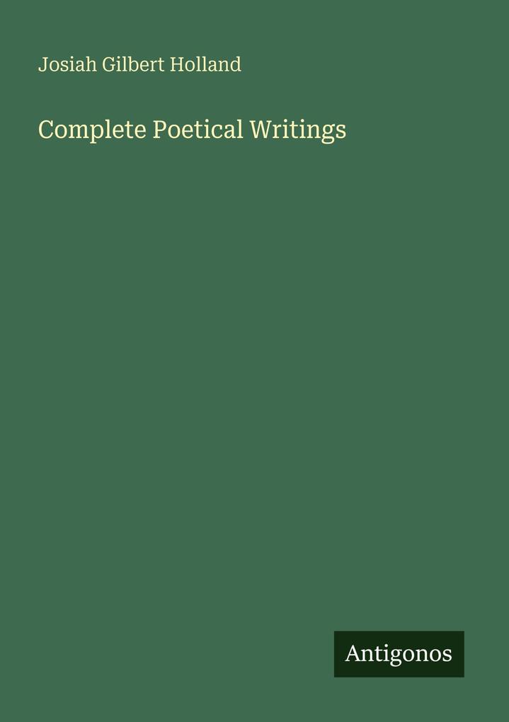 Complete Poetical Writings