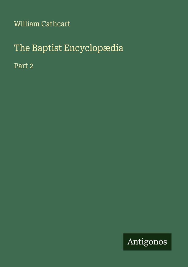 The Baptist Encyclopædia