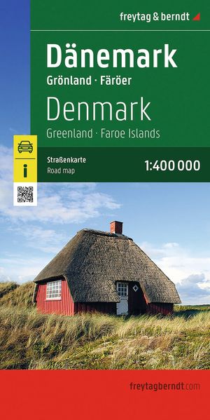 freytag & berndt Straßenkarte Dänemark Grönland - Färöer 1:400.000