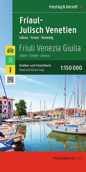 freytag & berndt Straßenkarte Friaul-Julisch Venetien 1:150.000