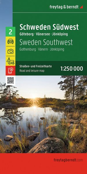 freytag & berndt Straßenkarte Schweden Südwest 1:250.000