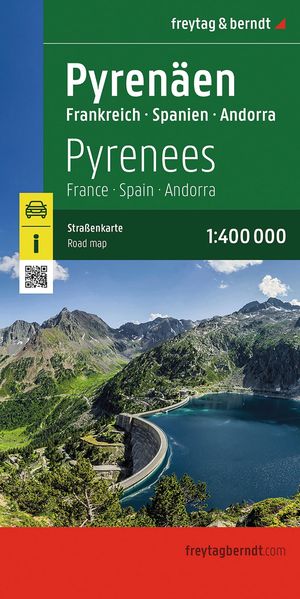 freytag & berndt Straßenkarte Pyrenäen Frankreich - Spanien - Andorra 1:400.000
