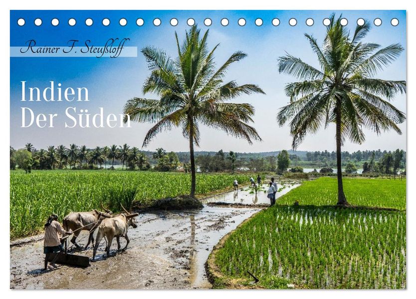 Indien - Der Süden (Tischkalender 2026 DIN A5 quer) CALVENDO Monatskalender