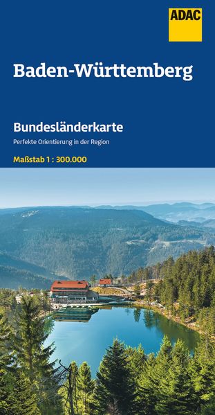 ADAC Bundesländerkarte Deutschland 11 Baden-Württemberg 1:300.000
