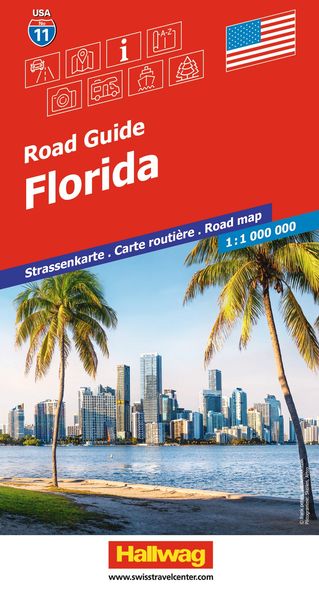 Hallwag Strassenkarte USA Florida 1:1 Mio.