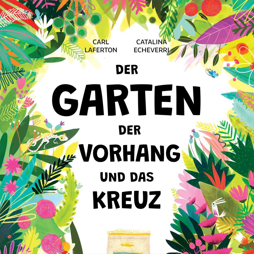 Der Garten der Vorhang und das Kreuz