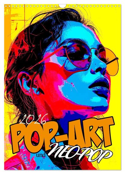 Pop-Art und Neo-Pop (Wandkalender 2026 DIN A3 hoch) CALVENDO Monatskalender