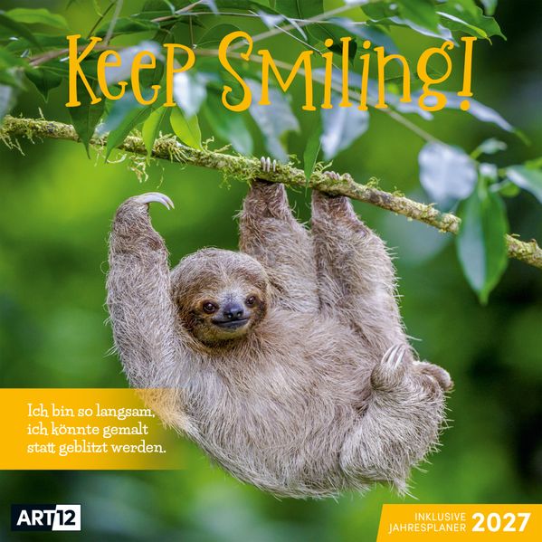 Keep Smiling Kalender 2027 - 30x30 - Art12