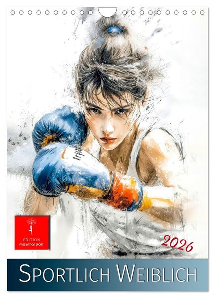 Sportlich Weiblich (Wandkalender 2026 DIN A4 hoch) CALVENDO Monatskalender