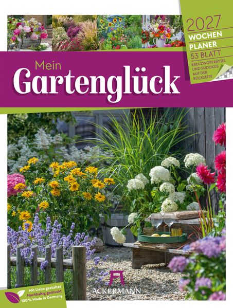 Gartenglück Wochenplaner Kalender 2027