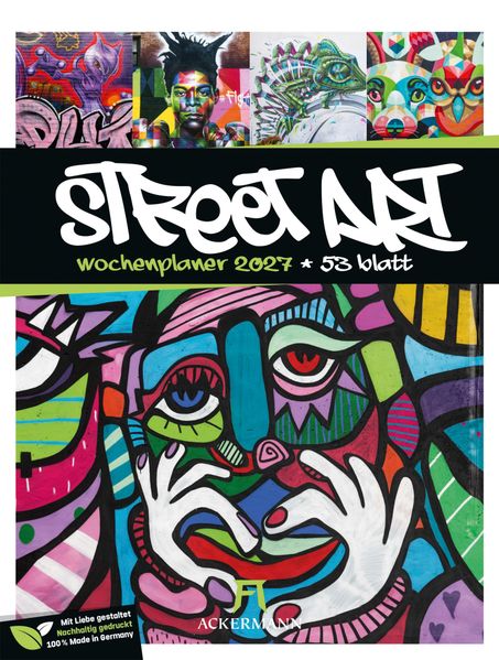 Street Art Wochenplaner Kalender 2027
