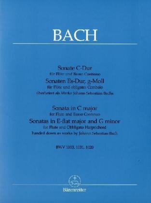 Drei Sonaten für Flöte und Klavier BWV 1020 1031 1033 (Bach zugeschrieben)