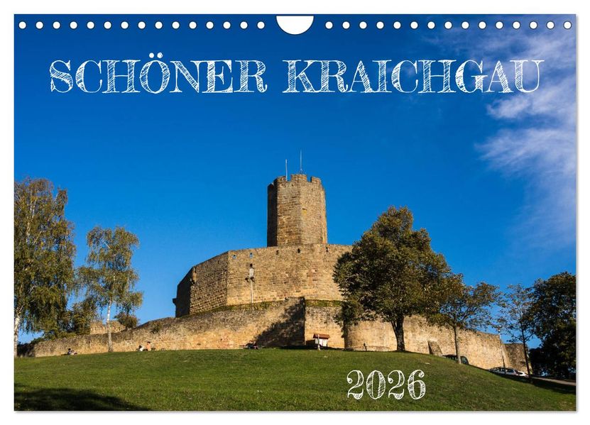 Schöner Kraichgau (Wandkalender 2026 DIN A4 quer) CALVENDO Monatskalender