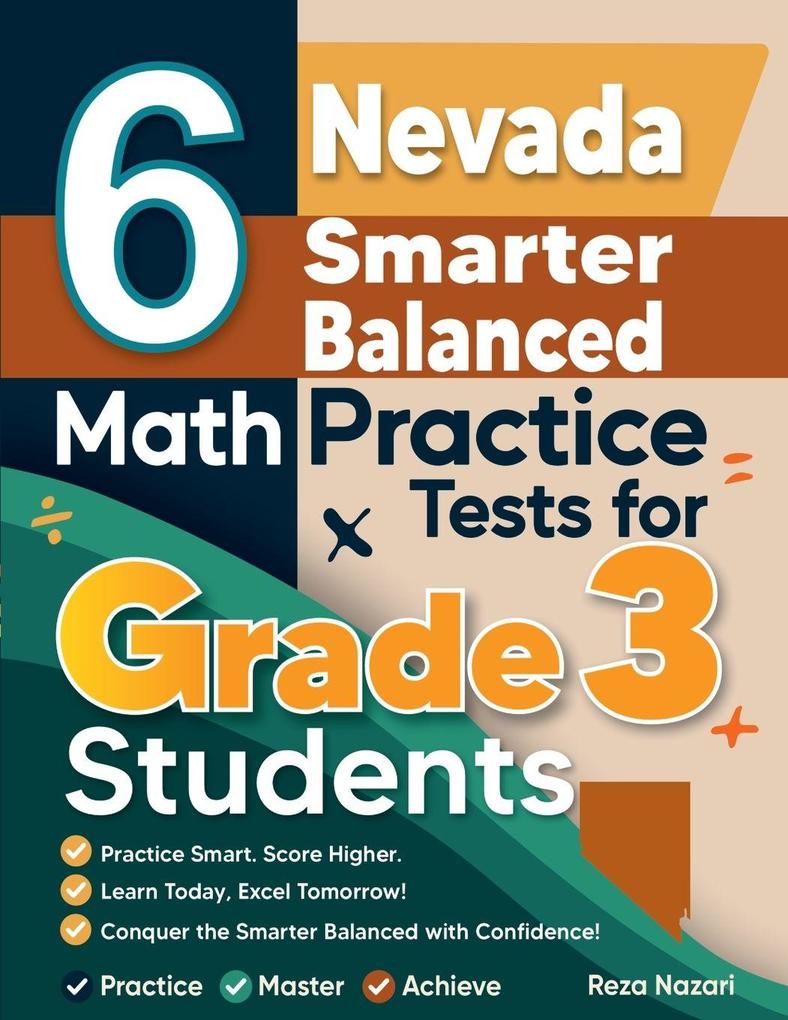 6 Nevada Smarter Balanced Math Practice Tests for Grade 3 Students