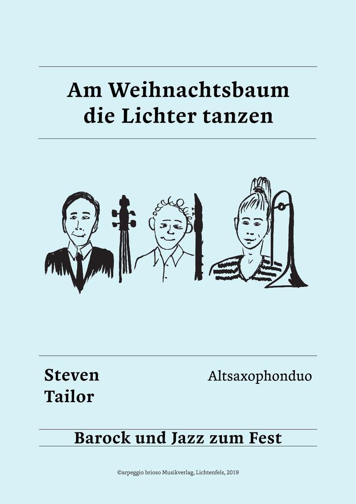 Am Weihnachtsbaum die Lichter tanzen