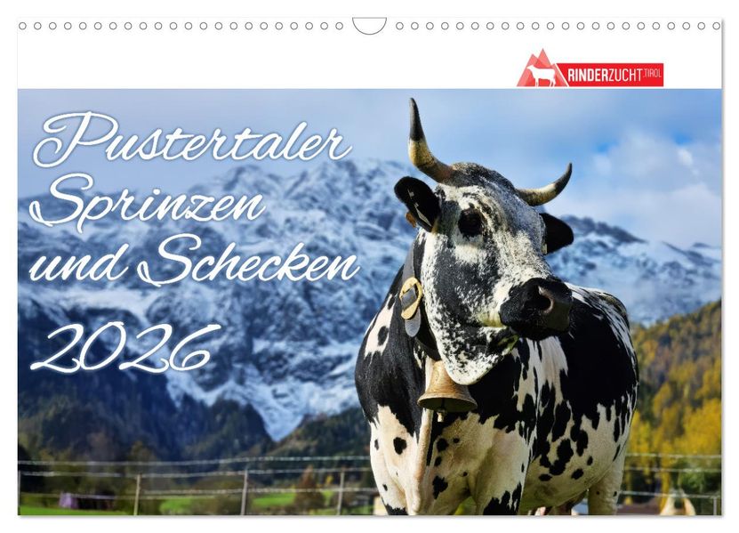 Pustertaler Sprinzen und Schecken 2026 (Wandkalender 2026 DIN A3 quer) CALVENDO Monatskalender