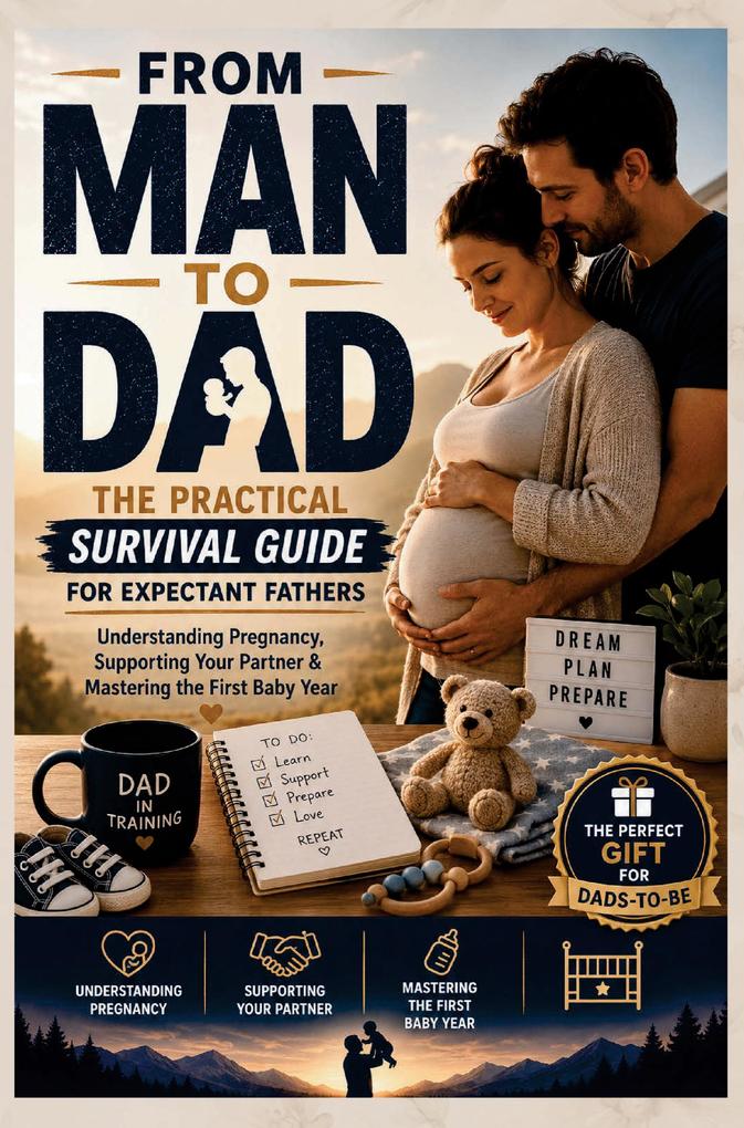 FROM MAN TO DAD the Practical Survival Guide for Expectant Fathers: Understanding Pregnancy Supporting Your Partner & Mastering the First Baby Year