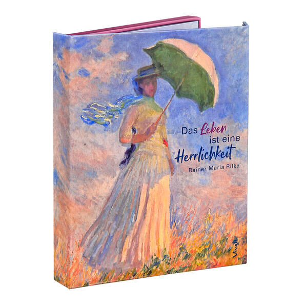Notizzettelbox Claude Monet 'Das Leben ist eine Herrlichkeit'