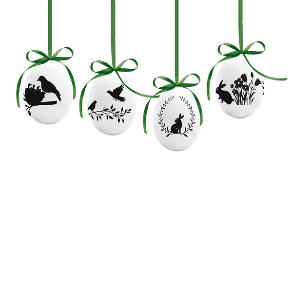 4er-Set Ostereier "Scherenschnitt"