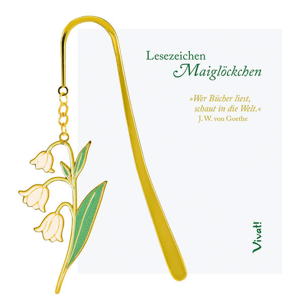 Lesezeichen 'Maiglöckchen'