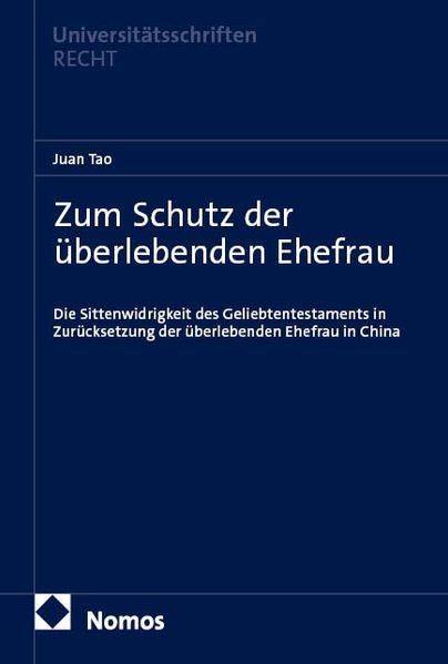 Zum Schutz der überlebenden Ehefrau