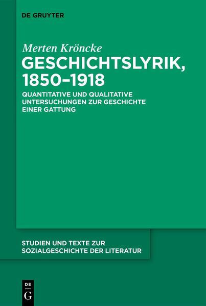 Geschichtslyrik 1850-1918