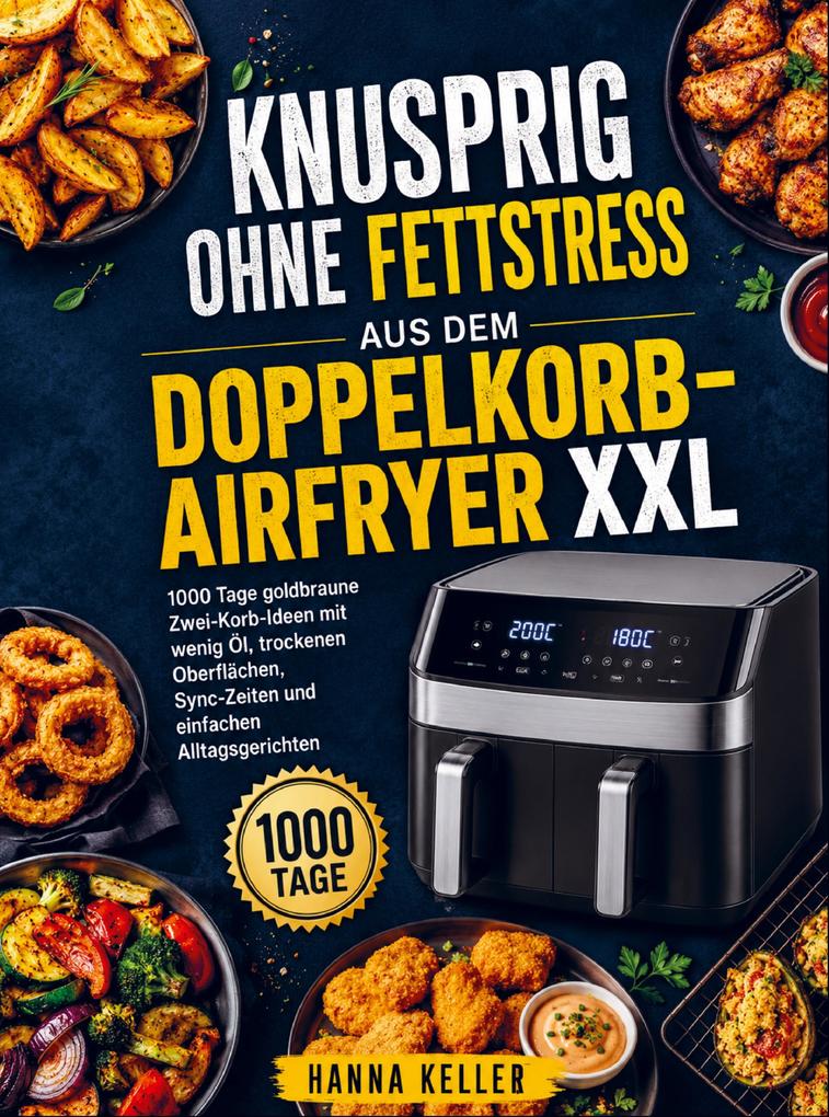 Knusprig ohne Fettstress aus dem Doppelkorb-Airfryer XXL