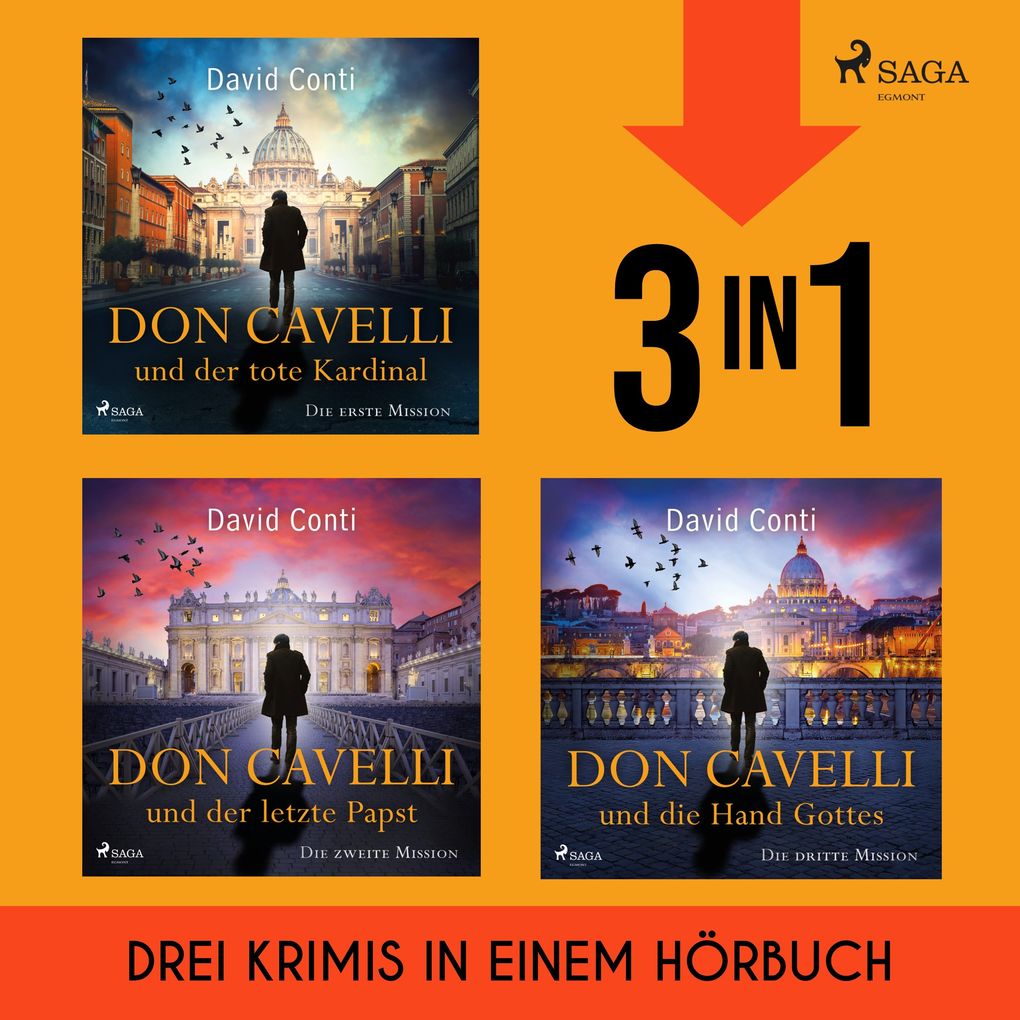Don Cavelli: Der tote Kardinal Der letzte Papst & Die Hand Gottes