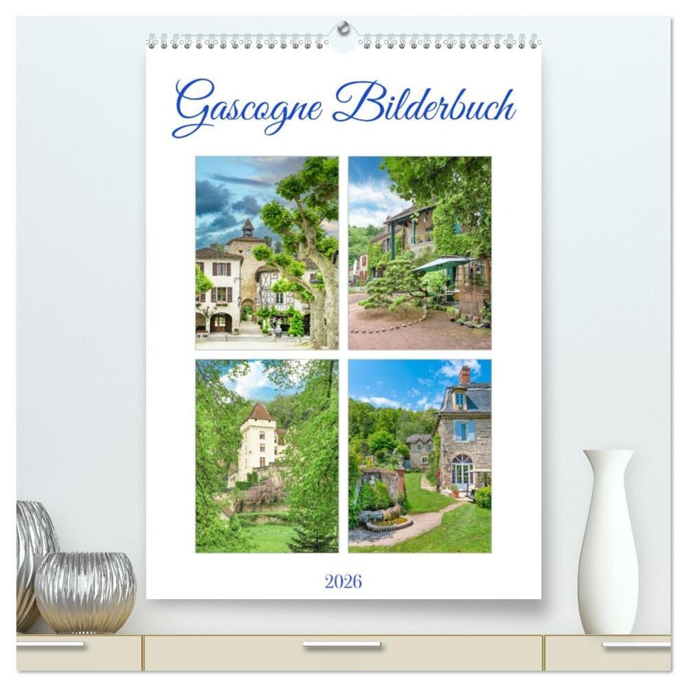 Casgogne Bilderbuch (hochwertiger Premium Wandkalender 2026 DIN A2 hoch) Kunstdruck in Hochglanz