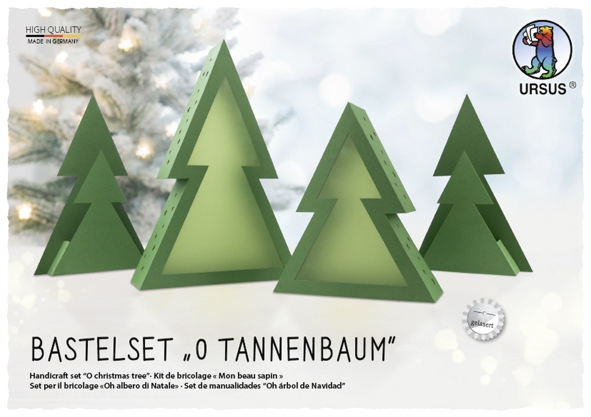 URSUS Dekorationsartikel Bastelset 'O Tannenbaum'