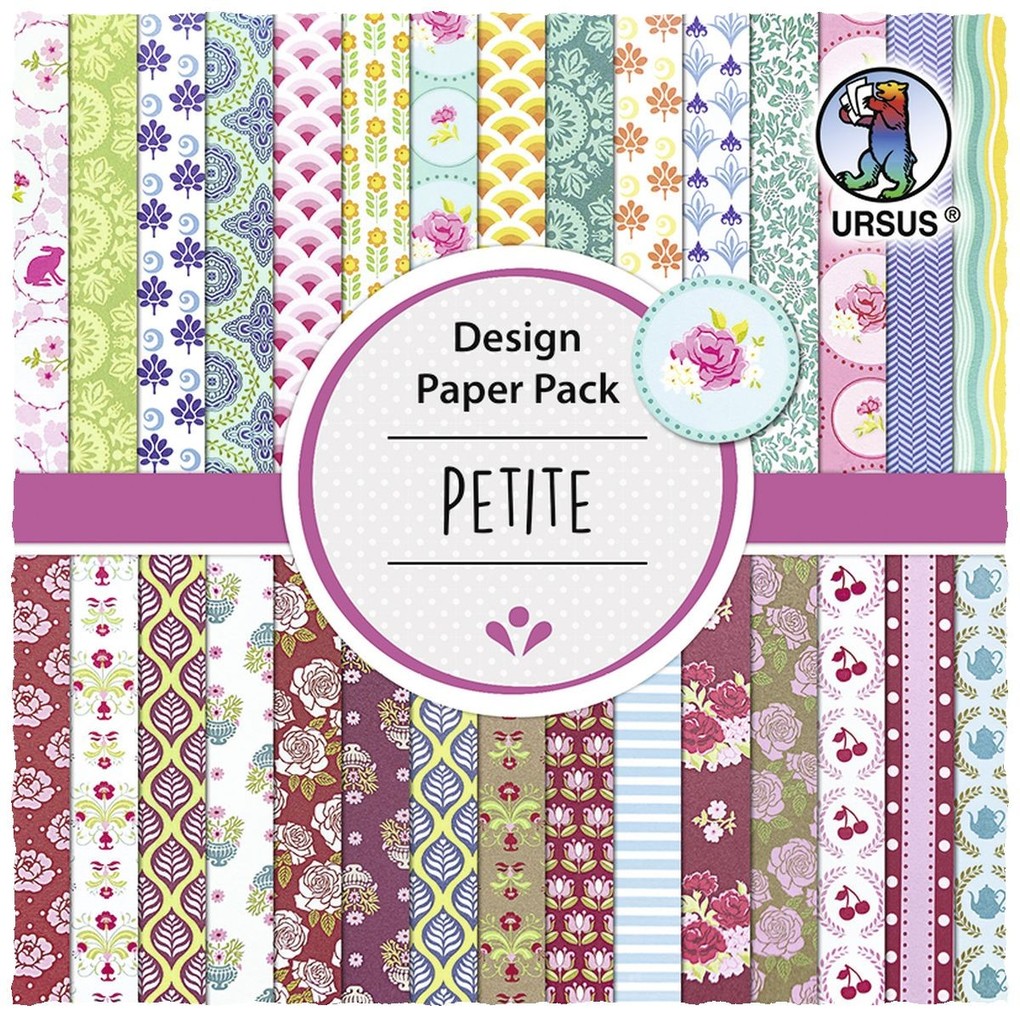 URSUS Spezialpapiere Design Paper Pack 'Petite' 30 Blatt