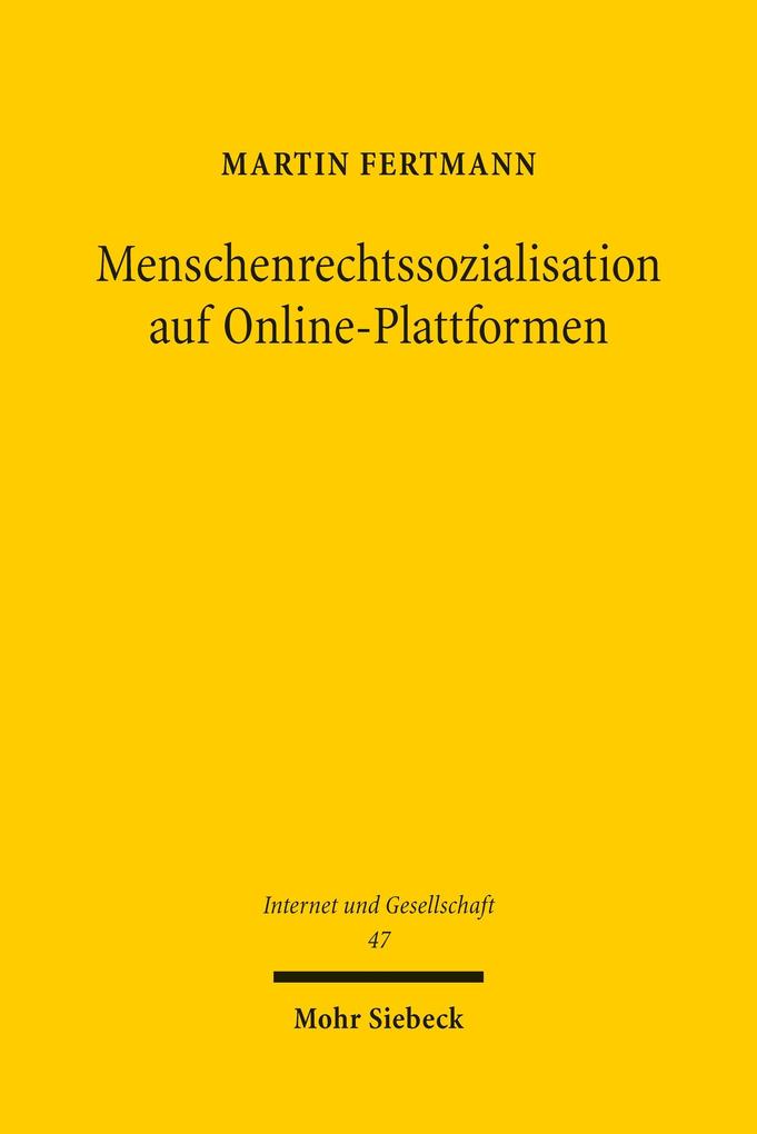 Menschenrechtssozialisation auf Online-Plattformen