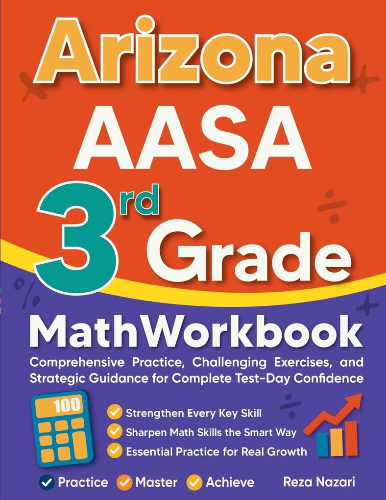 Arizona AASA 3rd Grade Math Workbook