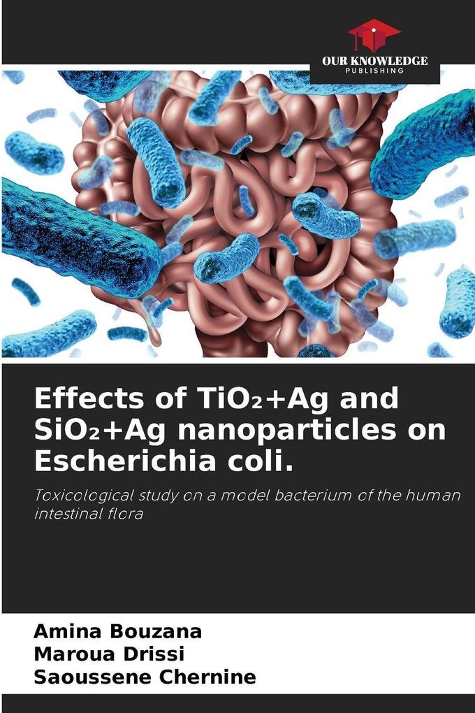 Effects of TiO+Ag and SiO+Ag nanoparticles on Escherichia coli.