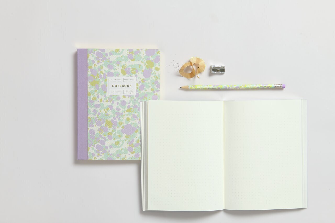Notizbuch S Marbled
