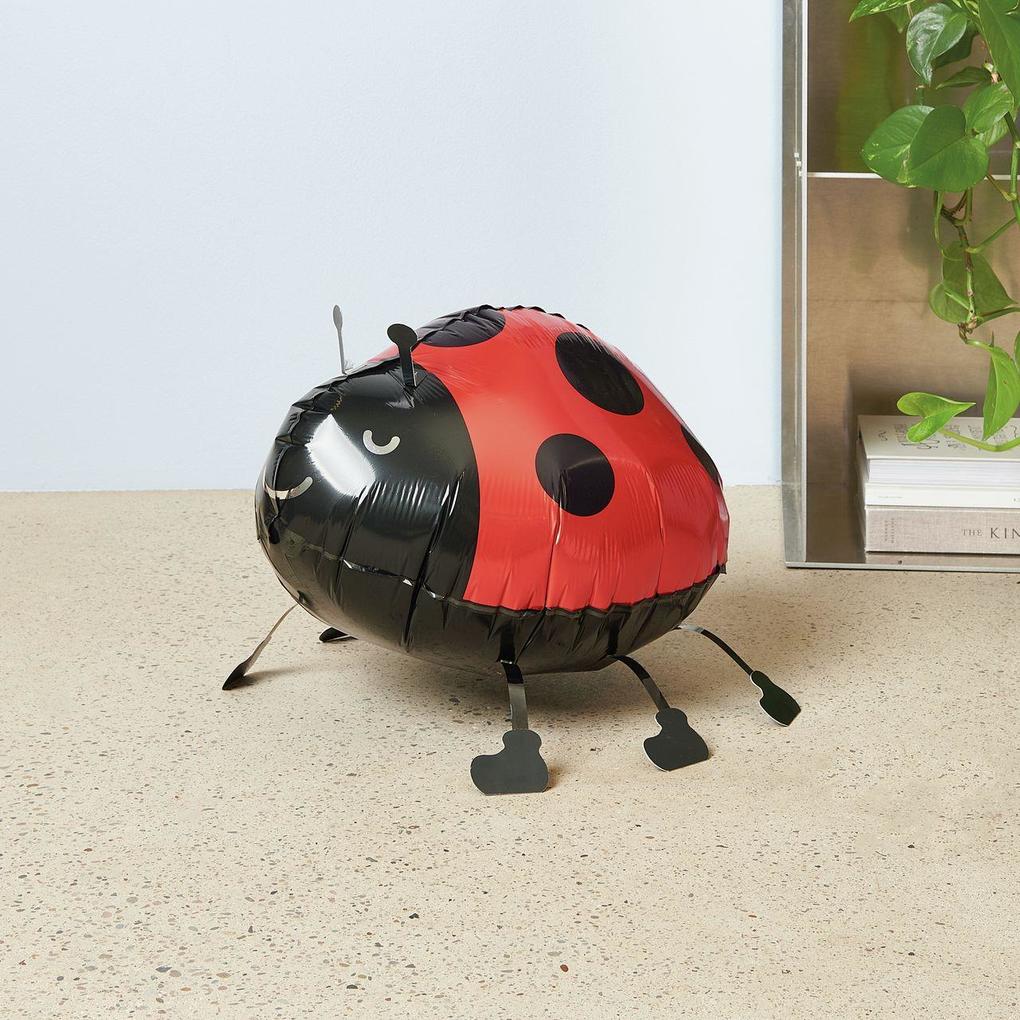 Folienballon Airwalker Marienkäfer 1 ballon + 14-DIY pcs 36 x 24 x 29 cm