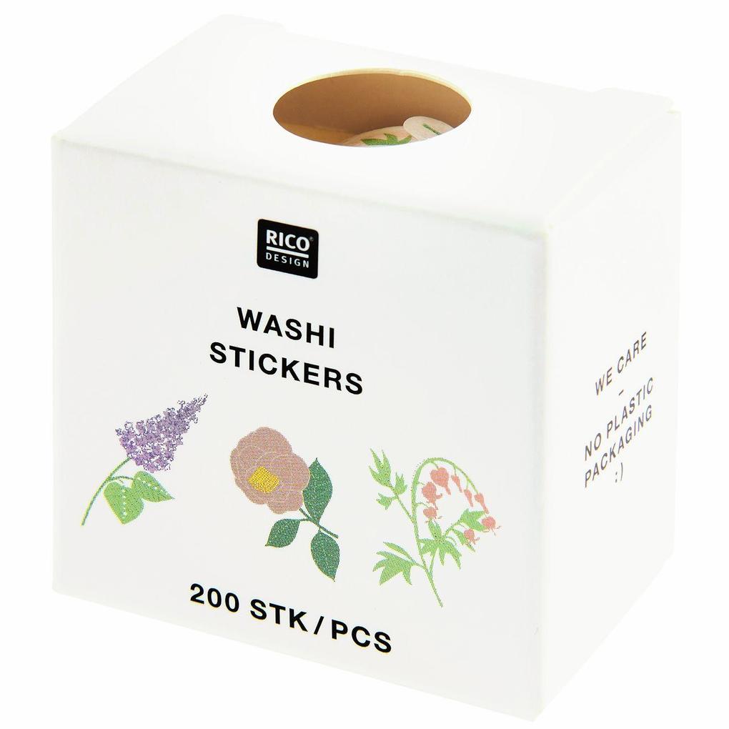 Washi Sticker Blumen Pastell FSC MIX The Sky is the Limit 200 Stk/Rolle