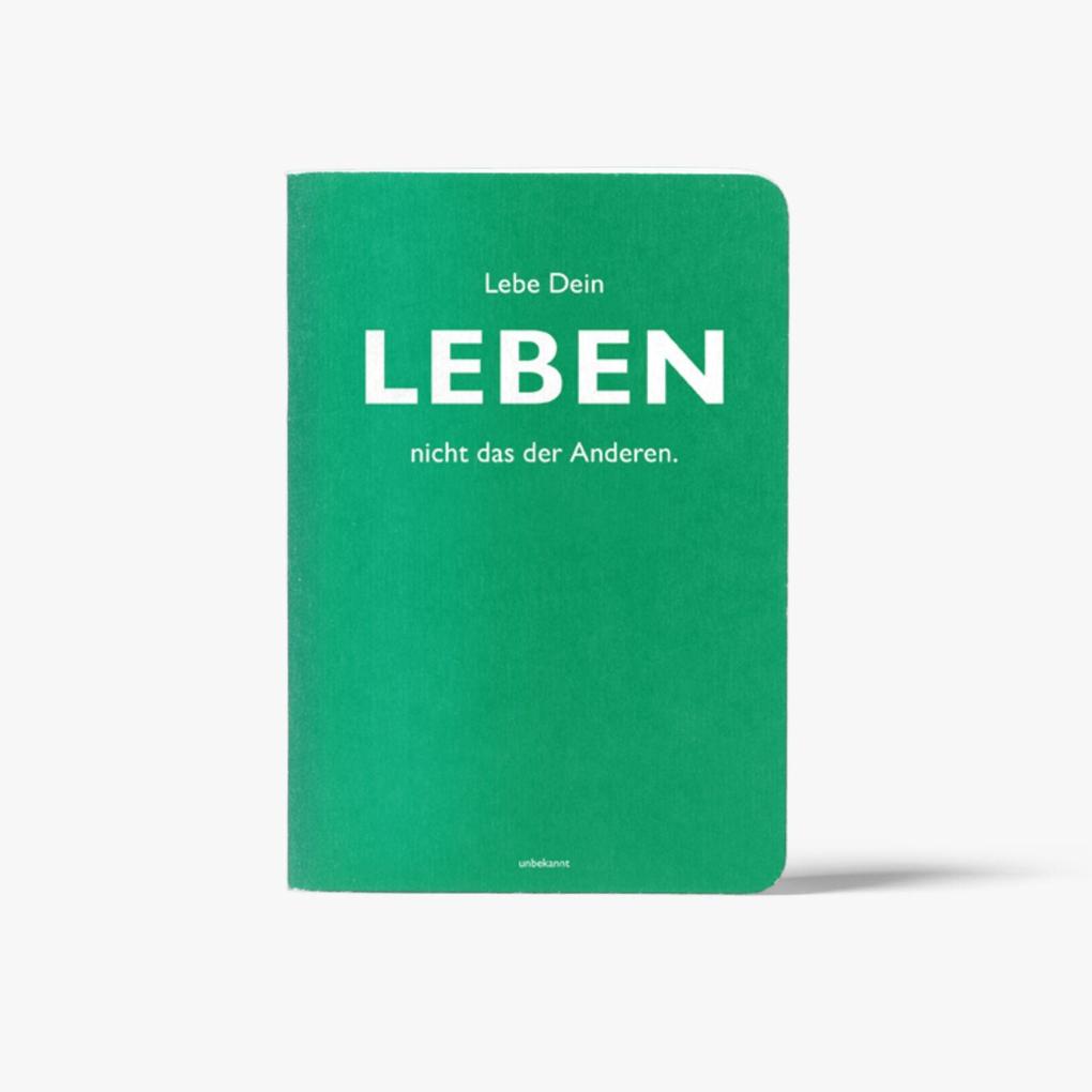 Hefte A5 Zitat unbekannt Leben