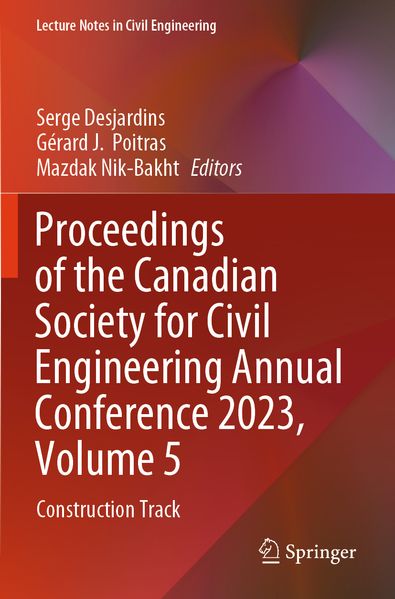 Proceedings of the Canadian Society for Civil Engineering Annual Conference 2023 Volume 5