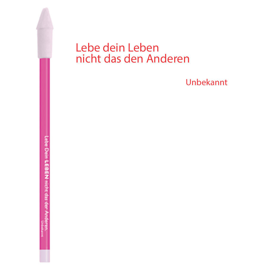 Bleistift unbekannt Leben