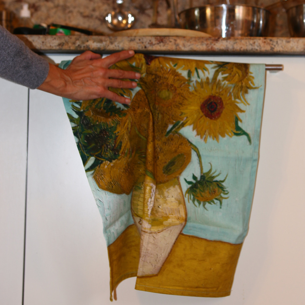 Geschirrtuch van Gogh Sonnenblumen