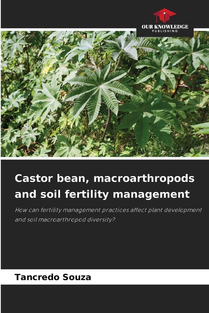 Castor bean macroarthropods and soil fertility management